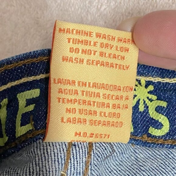 Vintage 90’s Delia*s Flare Leg Mid Rise Jeans 3/4 - Picture 6 of 11